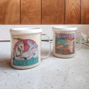 Vintage Astrological Sign Mugs